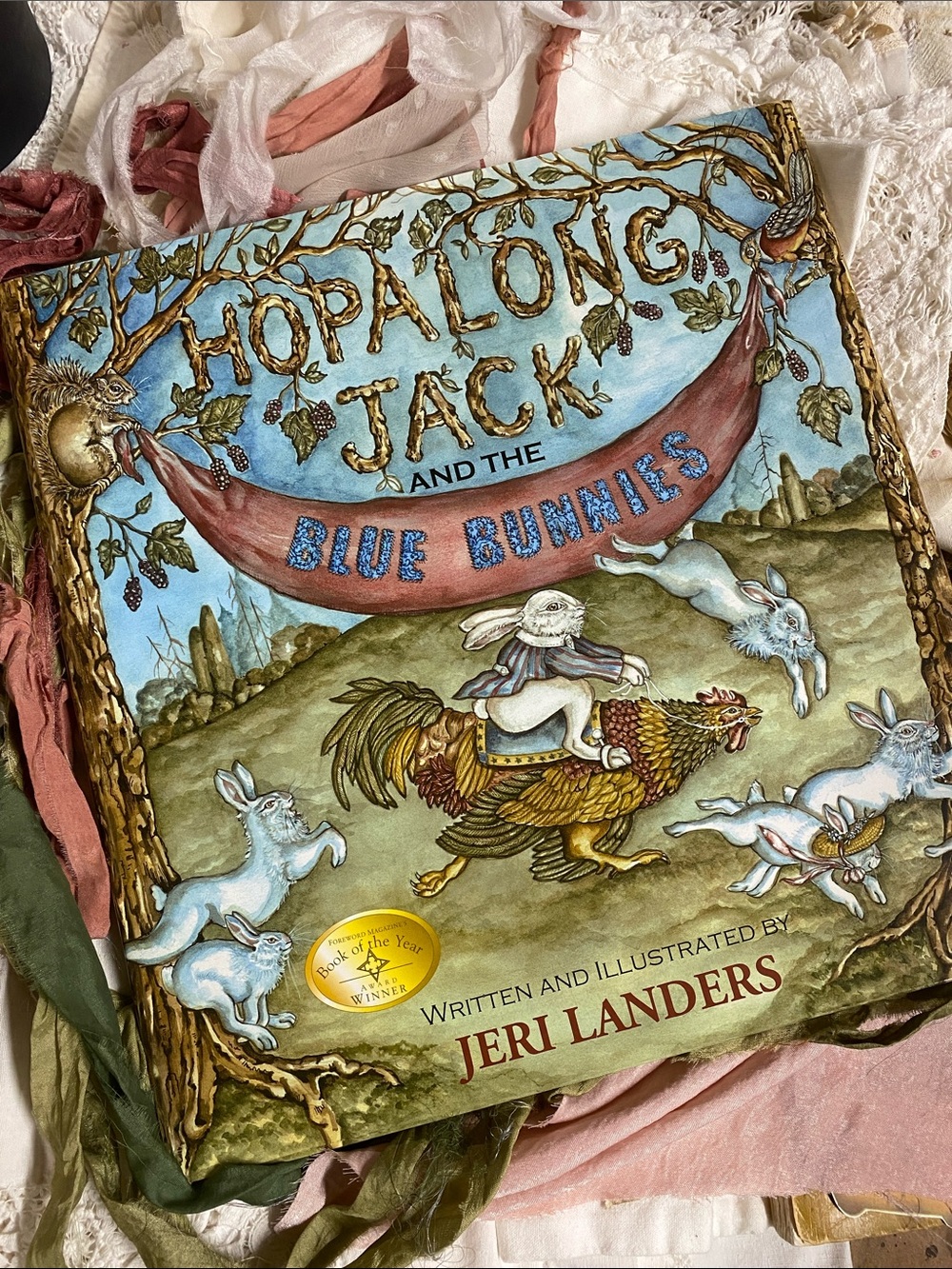 Hopalong Jack and the Blue Bunnies Illustrated Storybook “Signed”